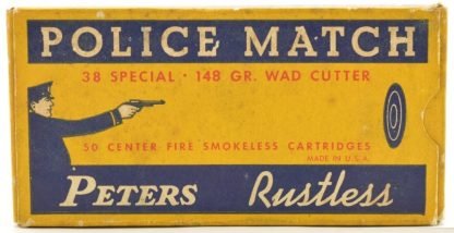 Peters Police Match 38 Special Ammo 148 Gr Wad Cutter - Image 3